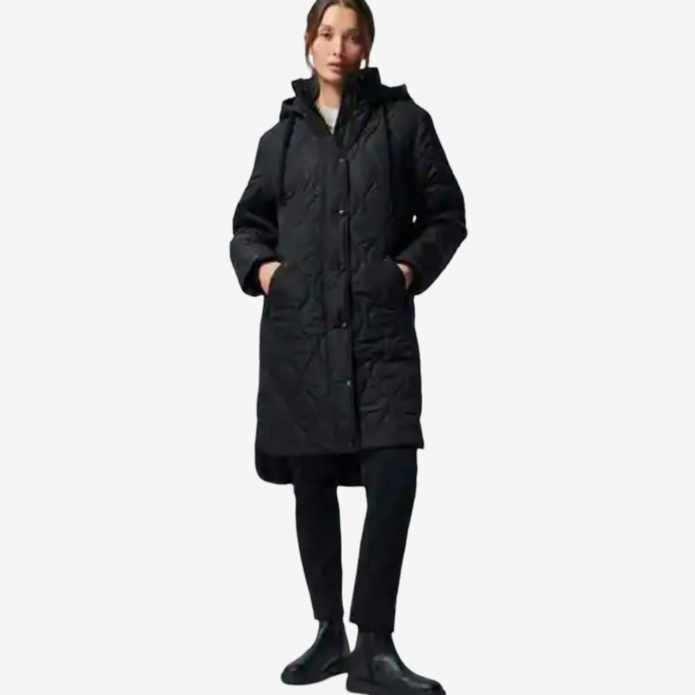 Braetan Women's Black Puffer Coat Size M